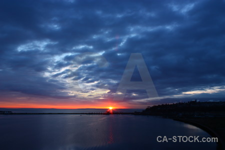 Sunset sky cloud blue sunrise.