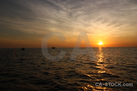 Sunset sunrise southeast asia water thailand.