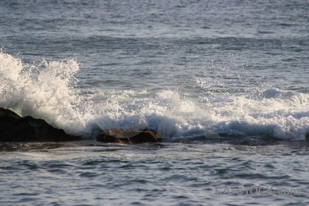 Surface water wave rock sea.