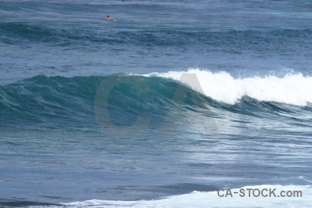 Surface wave water sea blue.