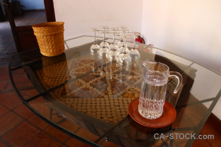 Table jug cafayate argentina south america.