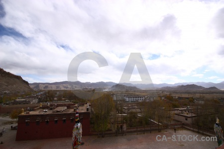 Temple building pholkor buddhist gyantse.