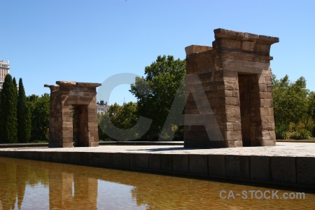 Temple of debod temple spain building europe.