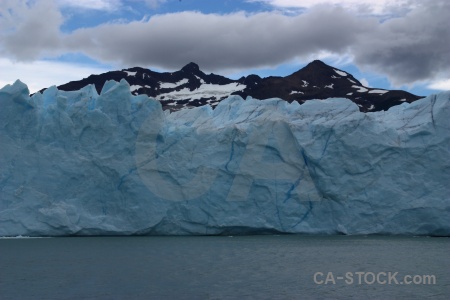 Terminus mountain lake argentino south america.