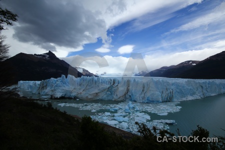 Terminus south america cloud perito moreno glacier.