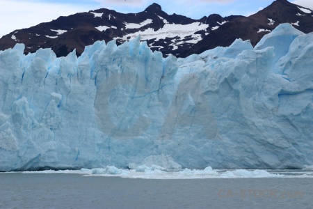 Terminus water perito moreno patagonia south america.