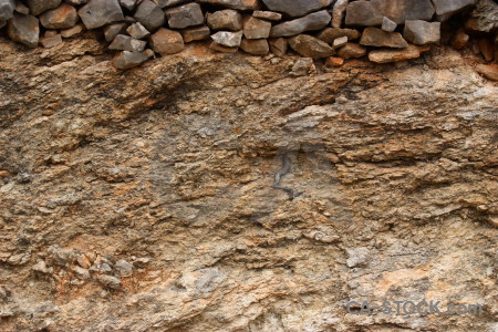 Texture brown stone rock.