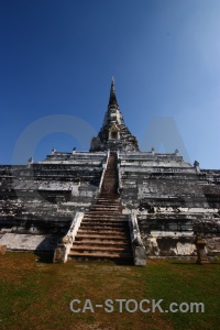 Thailand building chedi phukhao thong sky buddhism.