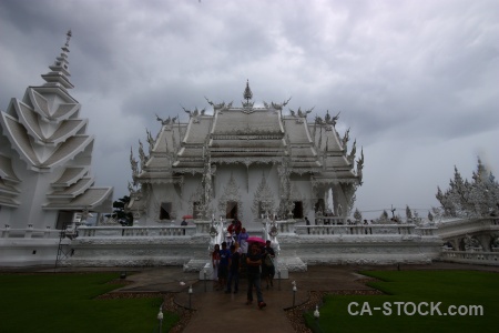 Thailand sky southeast asia wat rong khun white temple.