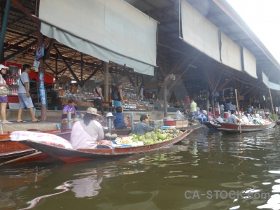 Thailand southeast asia boat floating water.