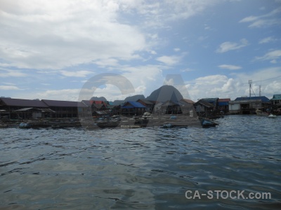 Thailand southeast asia cloud floating koh panyee.