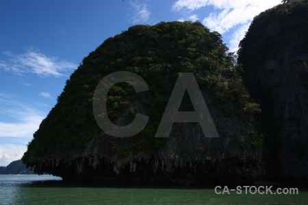 Thailand southeast asia sea island cloud.