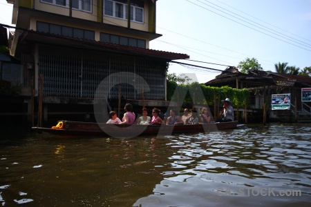 Thailand southeast asia ton khem canal floating.