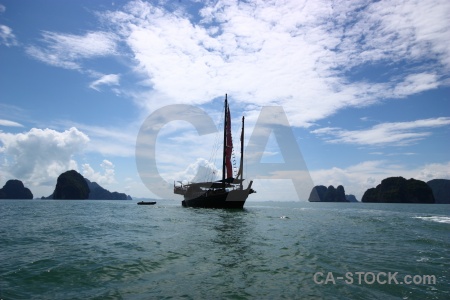 Thailand southeast asia water phang nga bay sky.