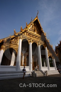 Thailand wat phra kaeo cloud building buddhist.