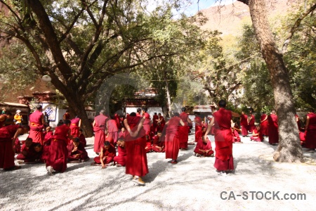 Tibet buddhism monk sera monastery altitude.