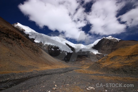 Tibet east asia dry china snowcap.