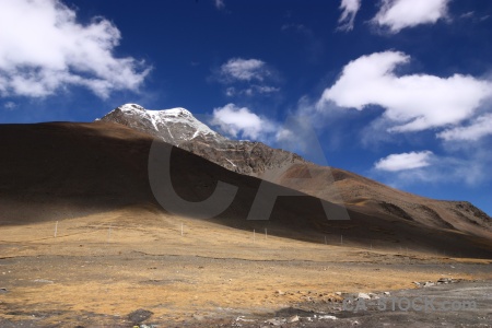 Tibet kora la snow mountain asia.