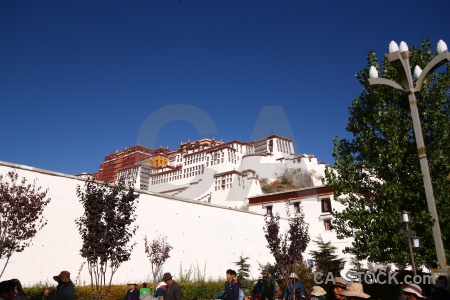 Tibet potala palace lhasa sky altitude.