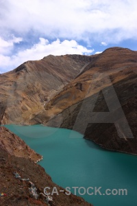 Tibet water dry sky china.