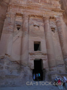 Tomb rock jordan ancient asia.