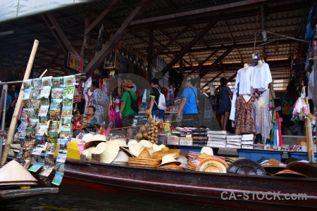 Ton khem market asia thailand canal.