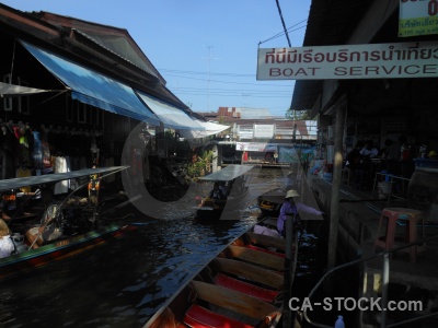 Ton khem southeast asia canal building thailand.