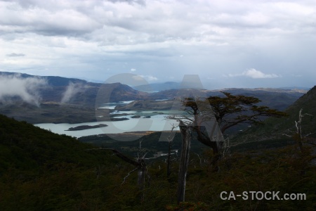 Torres del paine mountain patagonia trek cloud.