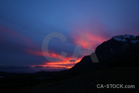 Torres del paine mountain sunrise circuit trek chile.