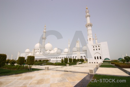 Tower abu dhabi building mosque grand.