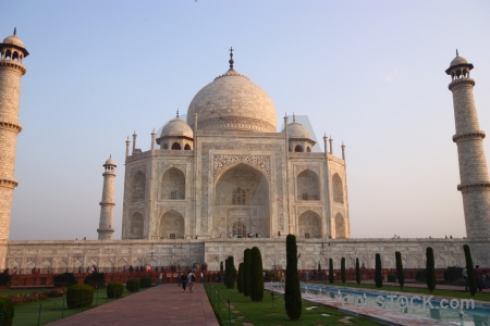 Tower building grass dome palace.