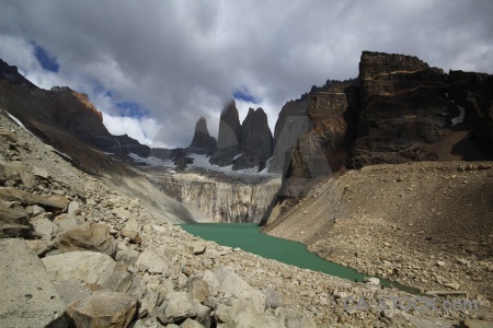 Tower circuit trek water chile patagonia.