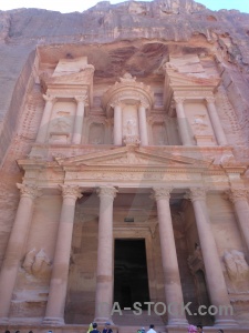 Treasury historic asia rock tomb.