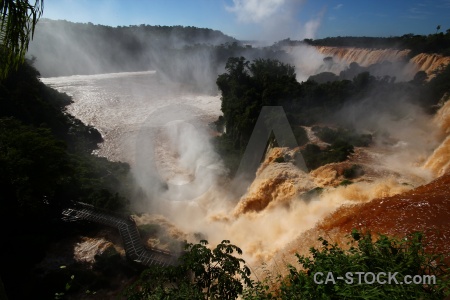 Tree iguacu falls waterfall iguassu sky.