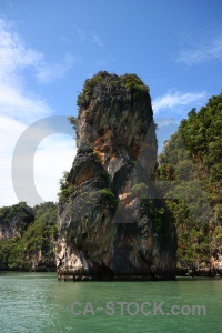 Tree phang nga bay cloud sky southeast asia.