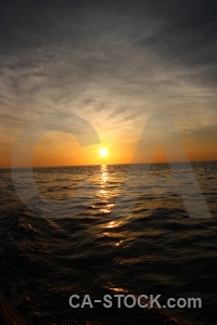 Tropical asia reflection sea phi island.