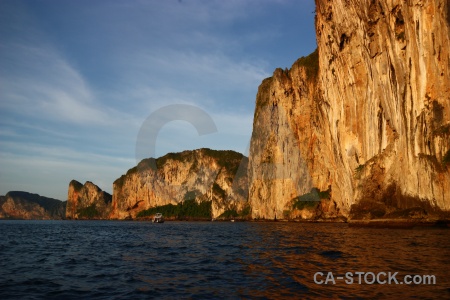 Tropical sky ko phi leh thailand sea.