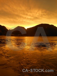 Tropical thailand reflection sky bay.