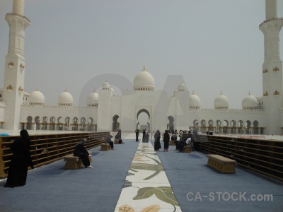 Uae building mosque abu dhabi asia.