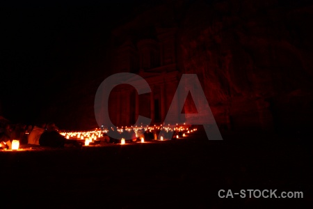 Unesco al khazneh jordan ancient candle.