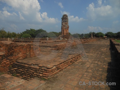 Unesco asia ayutthaya sky thailand.