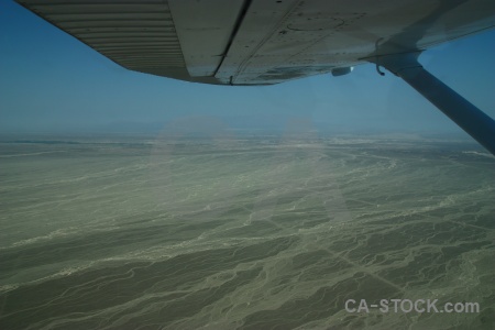 Unesco peru wing nazca lines flying.