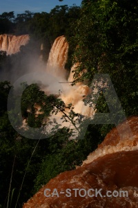 Unesco river argentina iguazu spray.