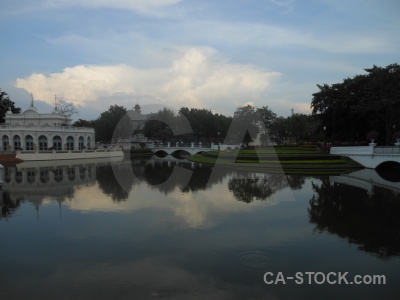 Unesco water bang pa in cloud southeast asia.