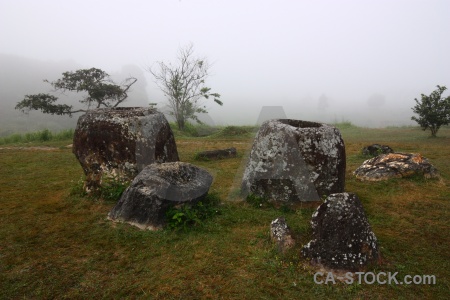 Urn jar stone asia sky.