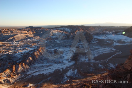 Valle de la luna atacama desert rock salt cordillera sal.