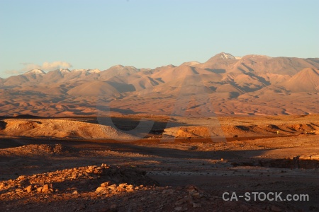 Valle de la luna cordillera sal mountain landscape san pedro atacama.