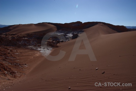 Valle de la luna desert dune chile salt.