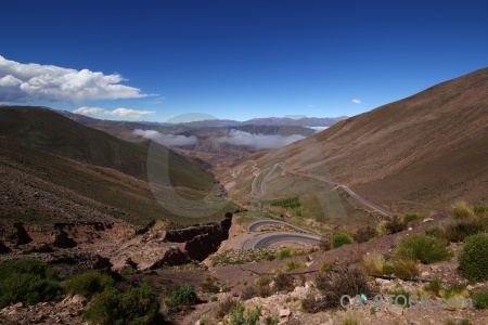 Valley cloud landscape salta tour mountain.