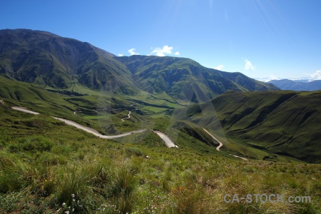 Valley escoipe quebrada de south america grass.